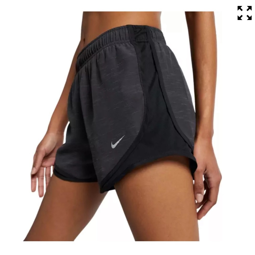 Nike Tempo Dri-Fit Running Shorts Dark Gray/Black Size Medium